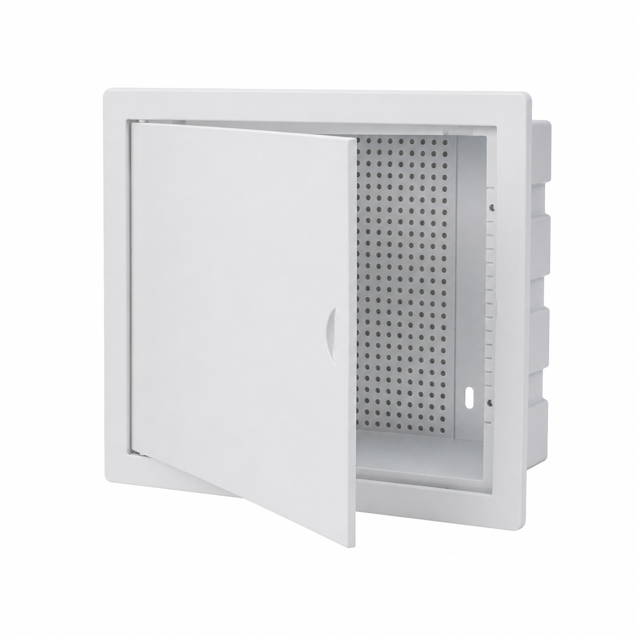 Compact Space saving Multimedia Junction Box Assembly For Small Apartment Wall