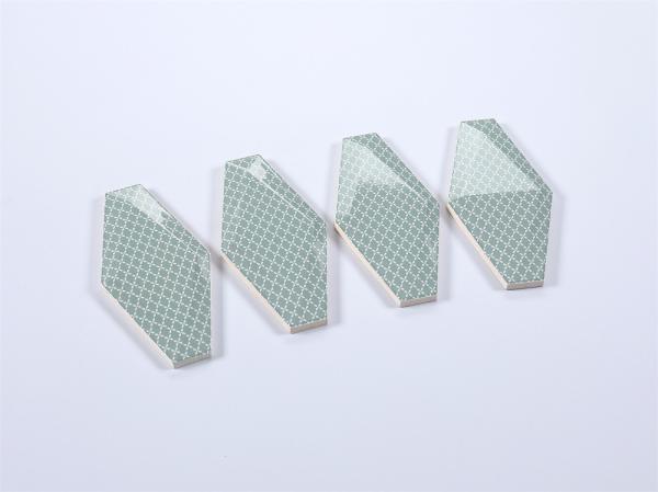 AAA Grade 10x20cm Bevelled Bread Wall Tiles for Indoor Use