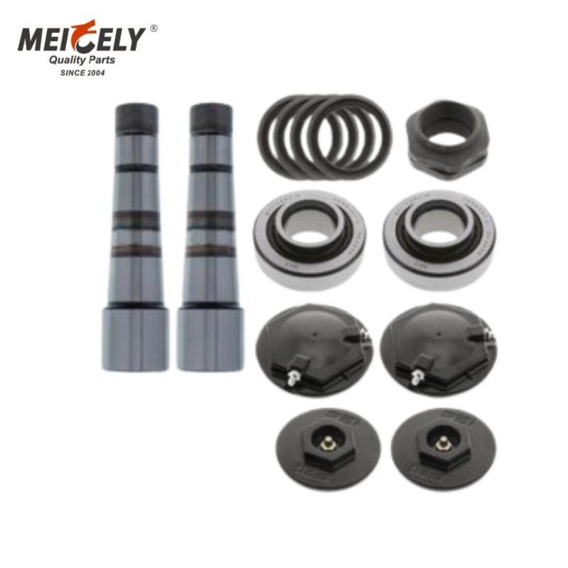 301SQ53 OEM Replacement King Pin Kit with Heat-Treated Steel for Mack Heavy Duty Front Axle Trucks
