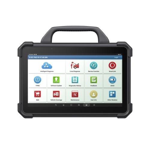 2024 X431 Pad Vii 7 Scanner X431 Original Suporte de programação de codificação online e calibração ADAS