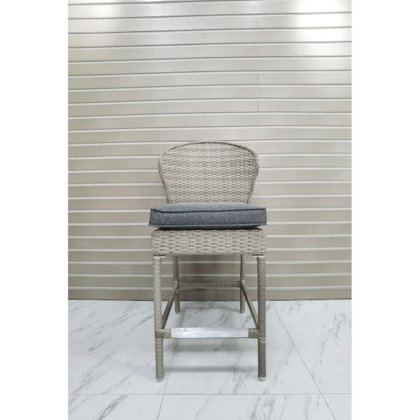 Upgrade Your Outdoor Entertainment Area with AJUNION PE Rattan Bar Furniture Set
