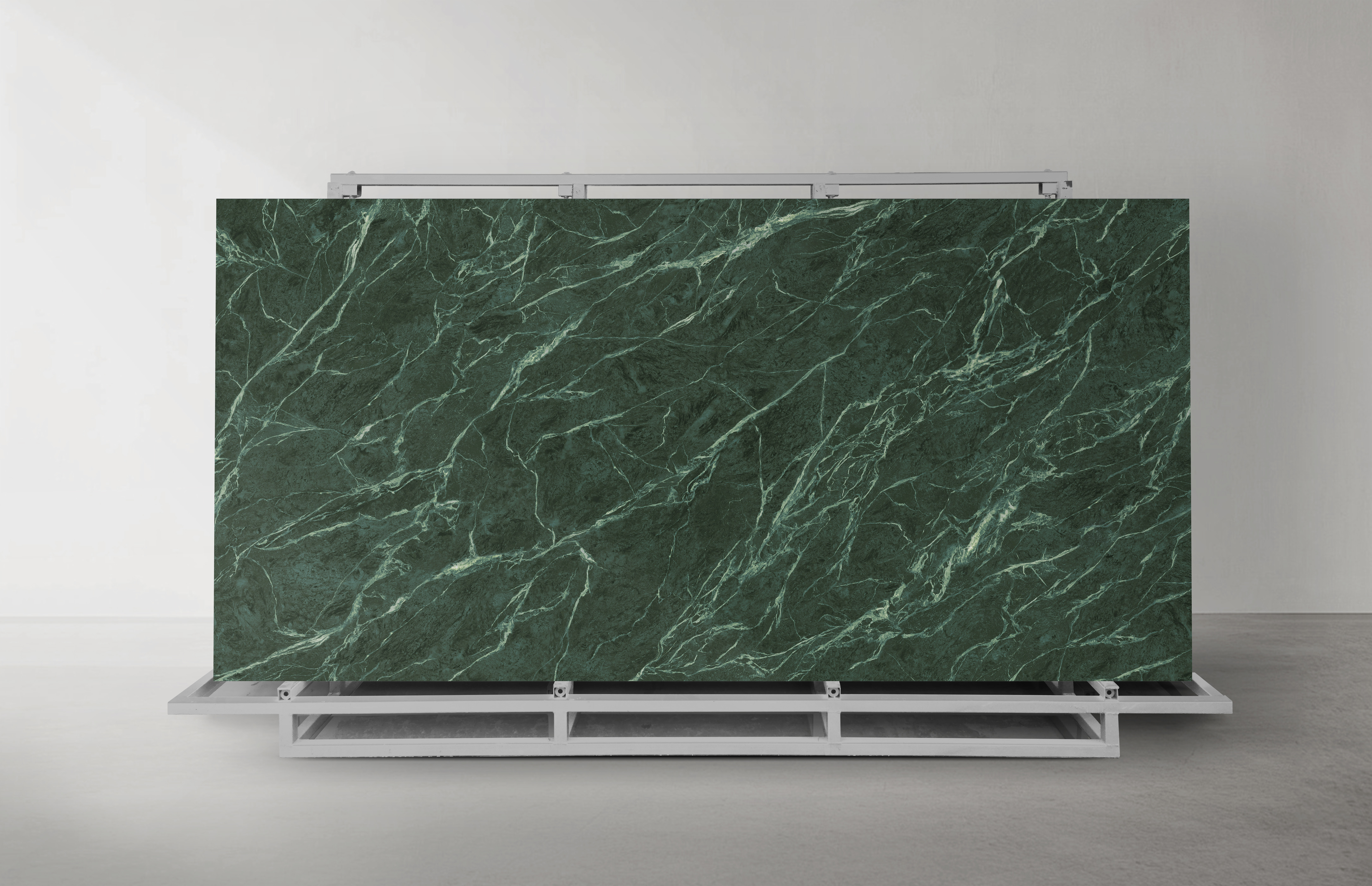 Green Waterproof 1600x3200x12mm Polished Sintered Stone Slab AAA Grade for Living Room and Building