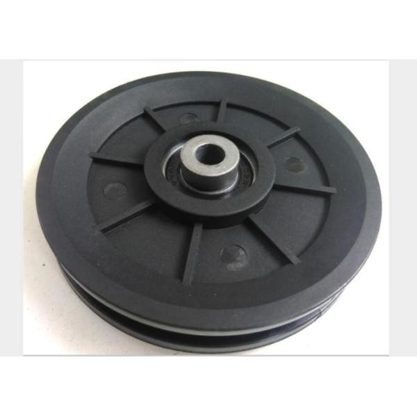 Poulie rouge d'équipement de gymnase poulie matérielle d'équipement de forme physique d'alliage de 2,75 pouces