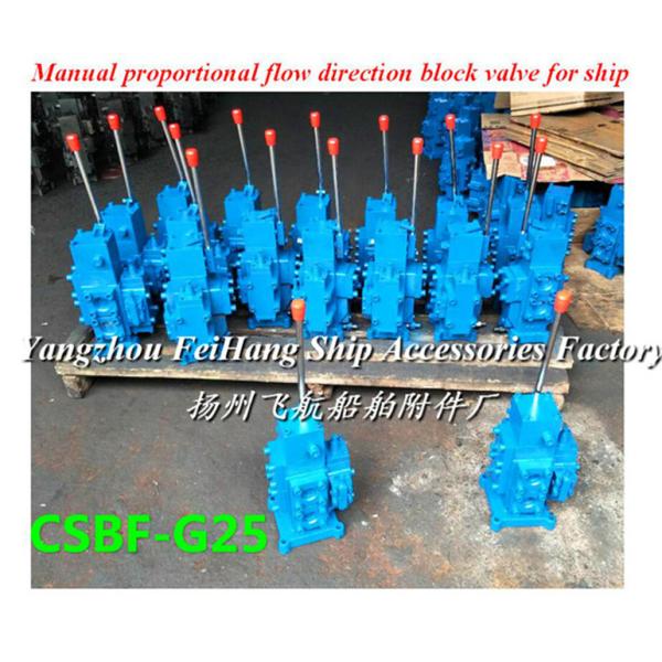 Supply ship CSBF-G25-H manual proportional flow compound valve