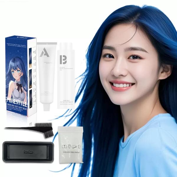 Purestyle Semi Permanent Homeuse Hair Dye Kit Raw Material Ammonia Free  Hair Colour OEM Available