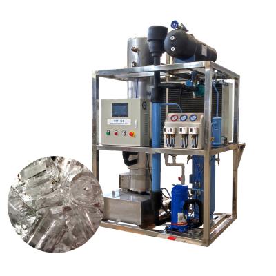 Touch Screen 1 Ton Tube Ice Machine PLC Controller Tube Ice Maker Automated