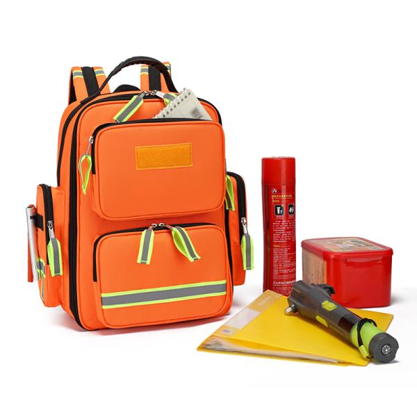 Sacs à dos de premiers soins d'urgence Sacs à dos de sauvetage d'incendie Sacs médicaux de visite à domicile Kit de 1000D Nylon