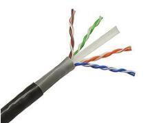 Pares exteriores Utp 23AWG do revestimento de PVC 4 do cabo da rede do PVC do gato 6 com passagem do solha