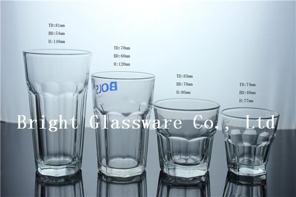different size glass beer mugs, glass tumbler sale