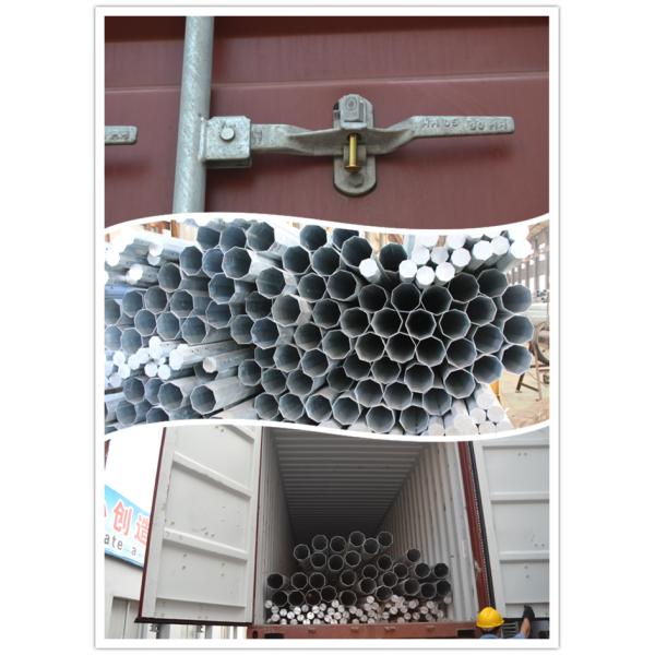 Электрической гальванизированные передающей линией стальные башни поляка 12m вокруг одиночной руки