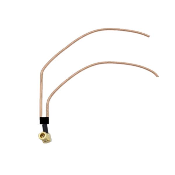 Кабель распределительной коробки Смб женский прямоугольный Джека с 2 задобренным кабелем отрезка провода РГ316