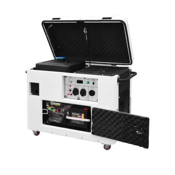 Electric Start Quiet Silent Gasoline Generator 15KW Fuel Saving