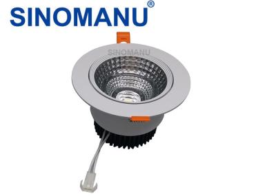 Office Brushed Chrome LED Downlights , Outdoor LED Downlights 5 Years Warranty