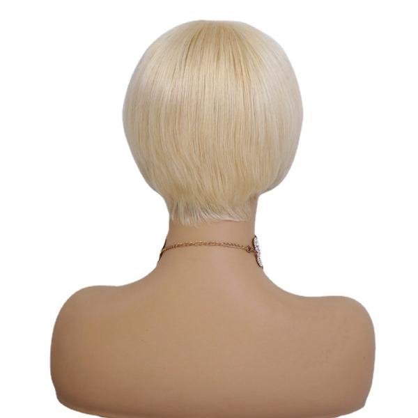 Lace Front Wigs 613 Blond Color Peruvian Short Bob Human Hair Wigs for Black Women