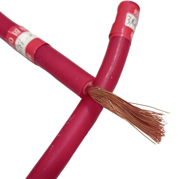 Cable de goma de silicona ignífuga de 0,6 kV, cable eléctrico flexible, larga vida útil