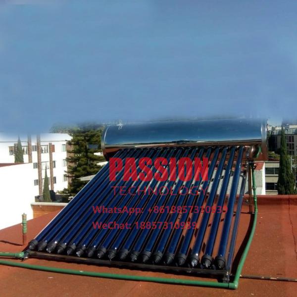 304 aquecimento de água solar de alta pressão do aquecedor de água 250 solares de aço inoxidável de Presssure