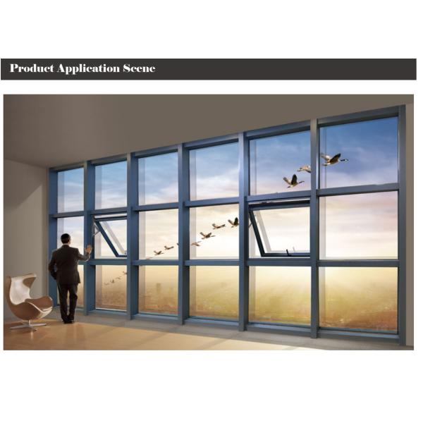 Open Frame Aluminium Curtain Wall, Curtain Glass Window Anodizing Black Frame