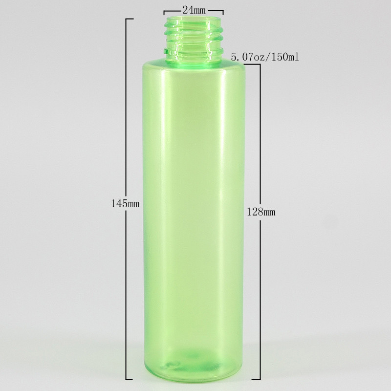 Бутылки с водой 100ml зеленого цвета 24mm Biodegradable