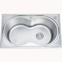 Débordement jusqu'à vous requis Single Bowl SS Cuisine Evier Conception carrée