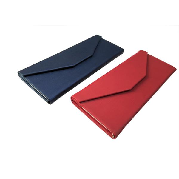 Custom Drawing Lines Leather Eyeglasses Box Folding Sunglasses Case