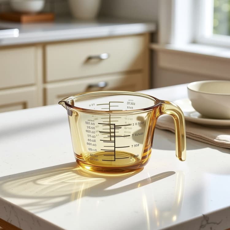 High Borosilicate Glass Measuring Cup Set with Easy-to-Read Markings Curved Spout and Easy-Grip Handles for E-commerce & DTC Brands