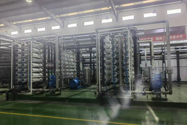 Industrial Double Stage Reverse Osmosis Systems Auto Control Skid Mounted