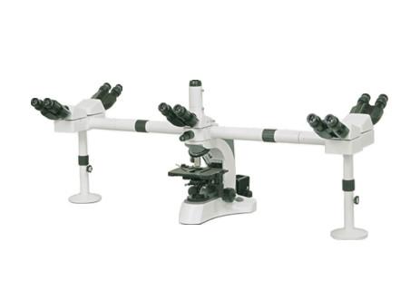 Multi Head WF10X Lab Biological Microscope For Medical Students Achromatic Optical