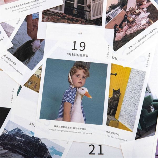 Custom Desk Calendar 365 Day Flip Daily Calendar Printing