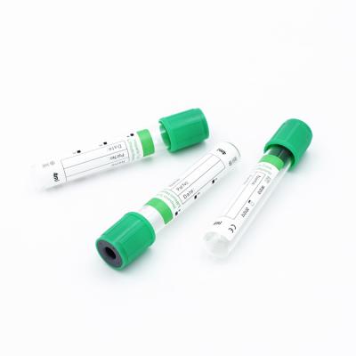 Hospital Use Medical 1ML,2ML,3ML,6ML-10 ML Professional Heparin Tube for Clinical Plasma and Blood Collection System