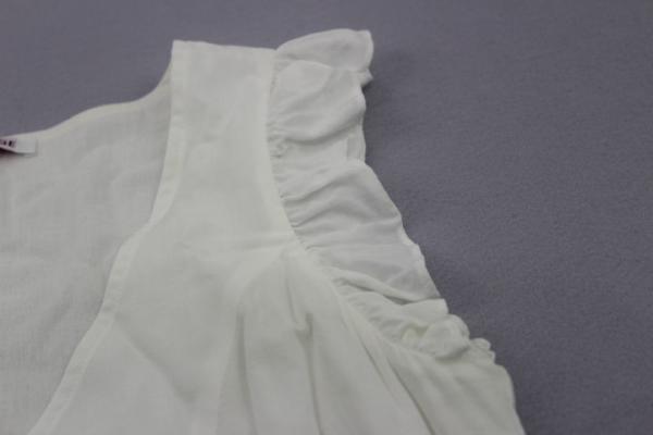 White Custom Womens Dresses Short Sleeve Dresses With Lace Trims Spring Summer Wear