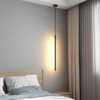 Lâmpada de parede nórdica moderna simples para quarto de estudo ou sala de estar do hotel, luz de parede LED