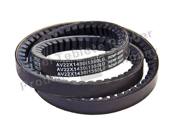 Custom Cogged V Belt / Adjustable Fan Belt Non - Slipping Feature