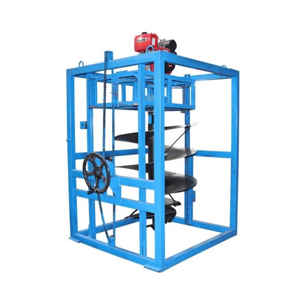 Customized Earth Auger Ground Hole Drilling Machine for Soil Drilling on 2.5 Ton Excavator