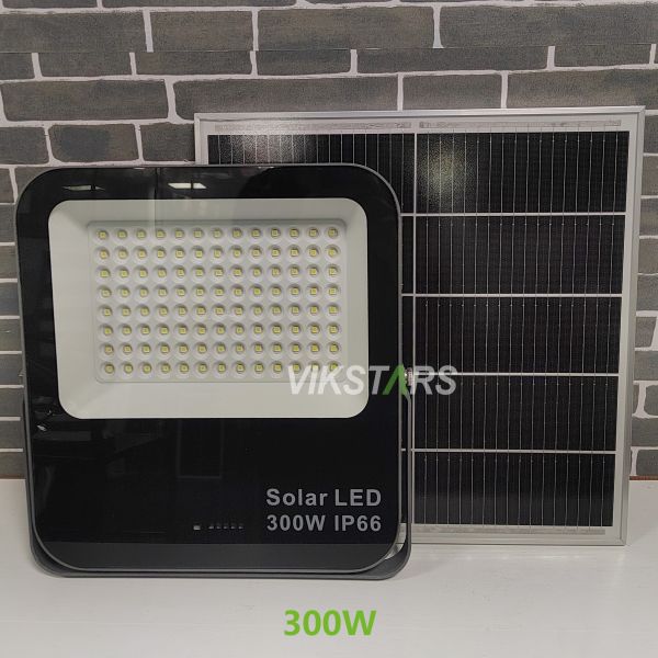 Battery Replaceblae 60w 100w 200W 300w Solar Flood Lights With Glass Cover