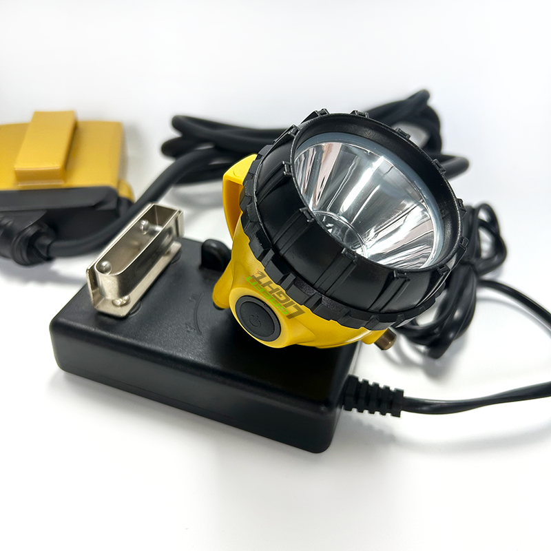 25000lux Brightest Mining Light Anti-explosion Best Mining Headlamp with Charger High Beam Miner Lamp