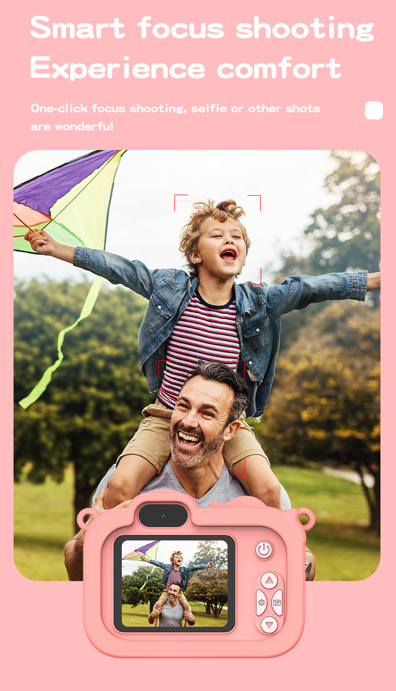 DLC Kids Camera Unicorn Design Plastic & ABS Case | Dual Camera CCD MicroSD <2