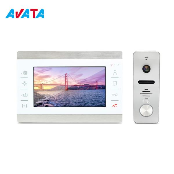 Hot Sale 10 Inch Easy Install Wired video Doorbell Video Door Phone support Electronic Locks