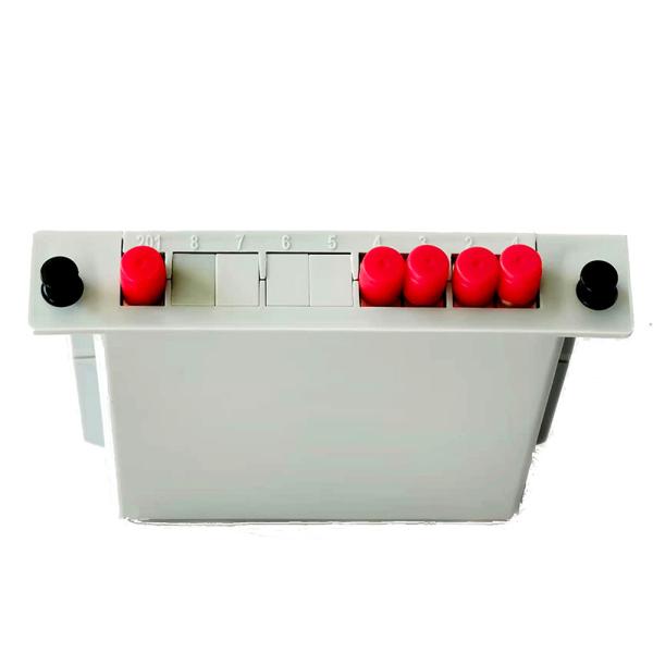 2X4 FC UPC PLC Fiber Splitter 55/55 FTTB FTTH FTTC Single Mode