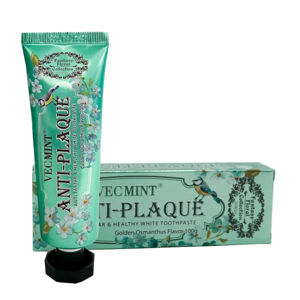 Vente en gros de séries florales Osmanthus et saveur de thé blanchiment des dentifrices nettoyage oral blanchiment des dents