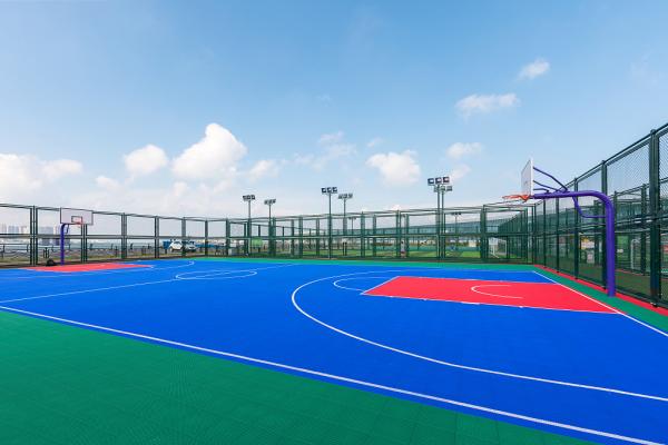 IAAF Anti Aging PP Interlocking Tiles Moistureproof Sport Flooring