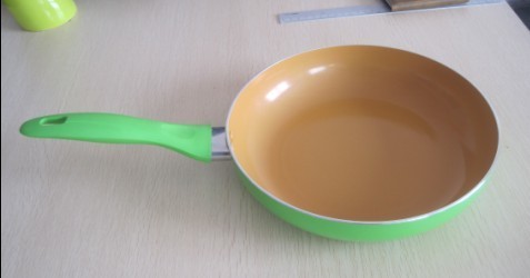 Золотая керамическая сковорода индукции, Нонстик лотки картофеля фри 22км