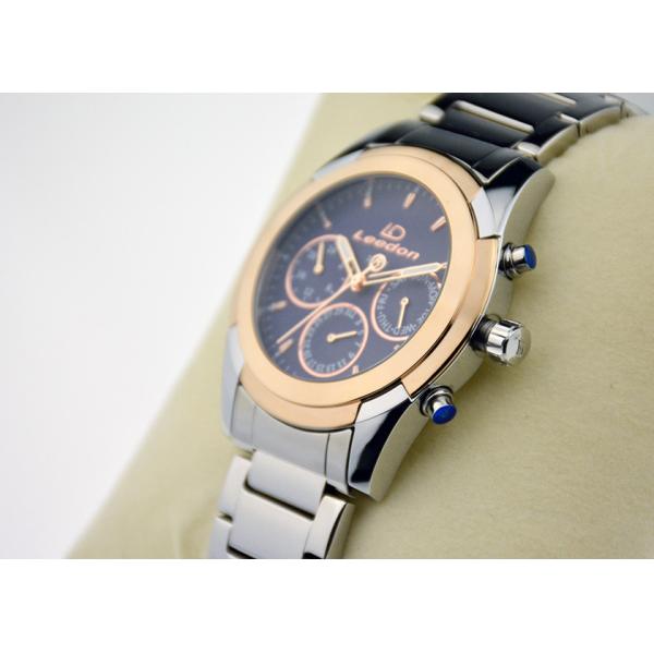 Quartz Movt  Stainless Steel Chronograph Watch Waterproof 10ATM IP / PVD Plating