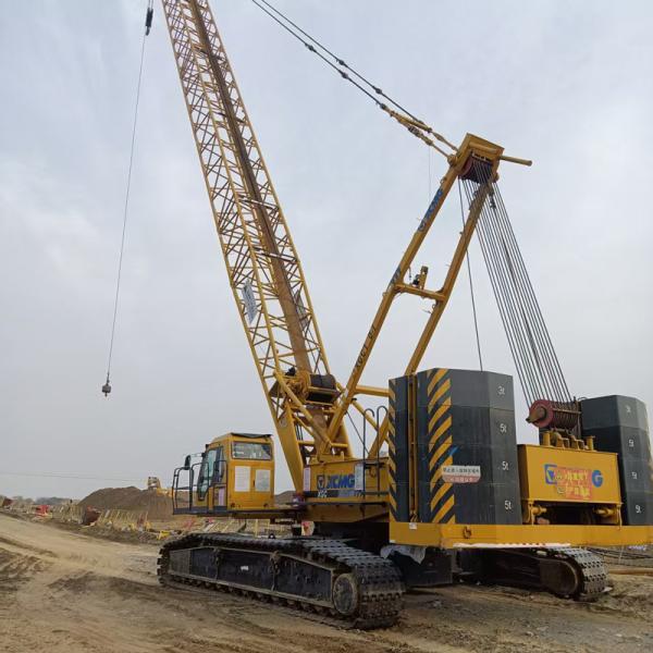 1.5 RPM Used Hydraulic Crawler Crane Elevate Construction Capabilities