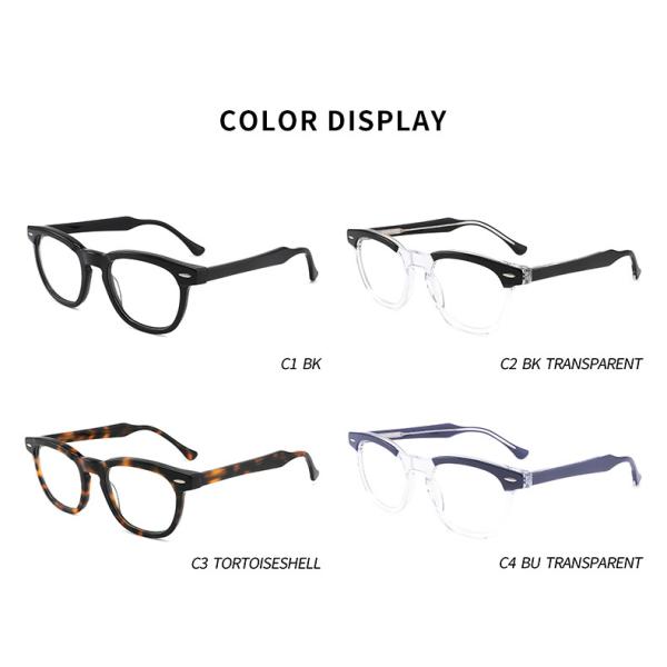 Не рецепт вокруг Eyewear 48mm объектива ясности ацетата женщин оптически стекел 21mm 145 mm