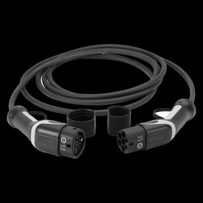 Type 2 To Type 2 IEC 62196-2 Male To Female Ev Connector Plug Charging Cable 22kw