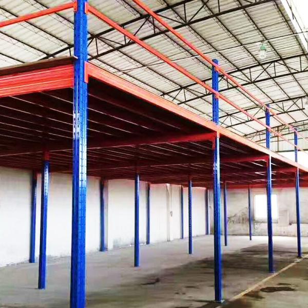5000kg Storage Mezzanine Platforms Prefab Steel Mezzanine For Shop