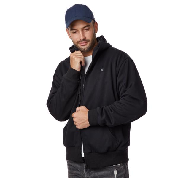 Polyester passionné électrique S-3XL de veste de visibilité élevée noire