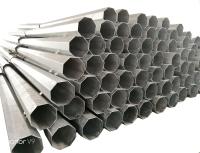 Polvo de acero octogonal galvanizado Q345 de 45 ft 4 mm