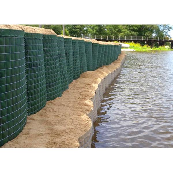 Galvanized Welded Mesh  Barrier 76.2x76.2mm for Flood Control