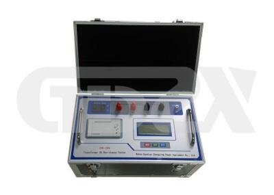 100A Output o peso largamente de medição 12kg da definição 0.1μΩ do equipamento de testes do transformador